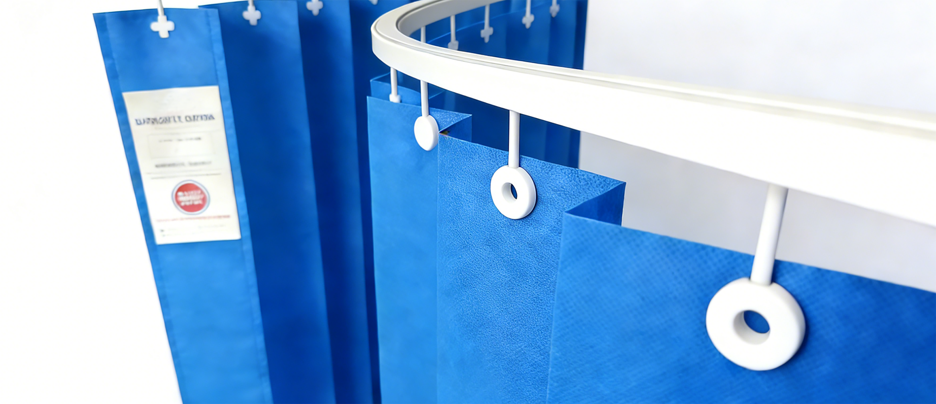 Standard non-woven disposable cubicle curtain