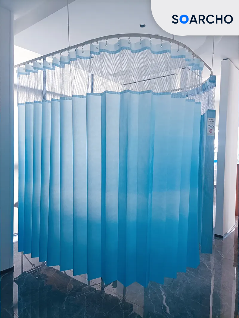 Simple Style Polypropylene Fabric Curtain