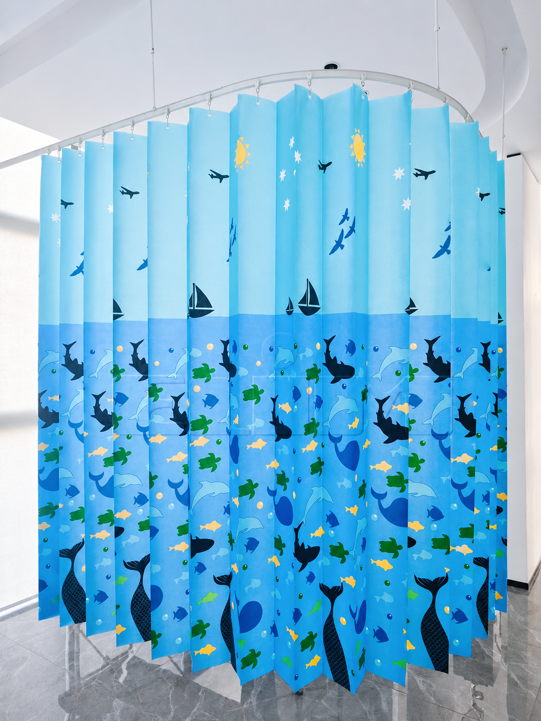 Pediatric Antimicrobial Hospital Curtain
