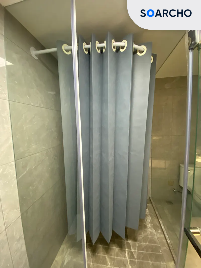 Disposable Non-woven Shower Curtains Mildewproof