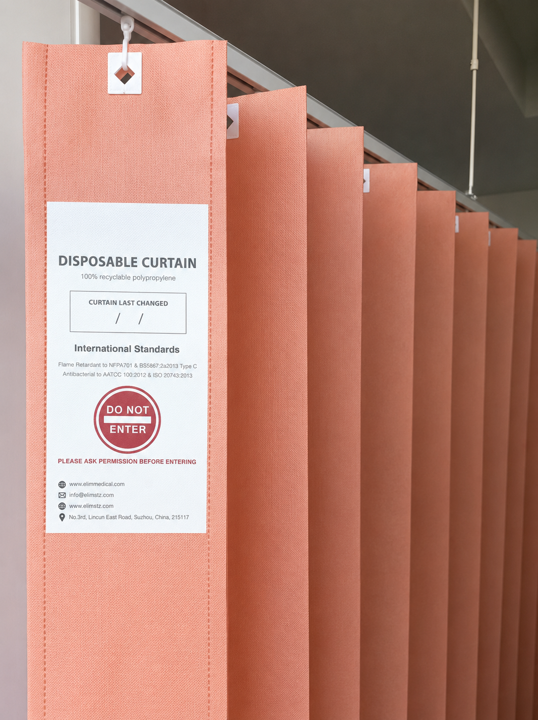 SOARCH Antibacterial Disposable Curtains
