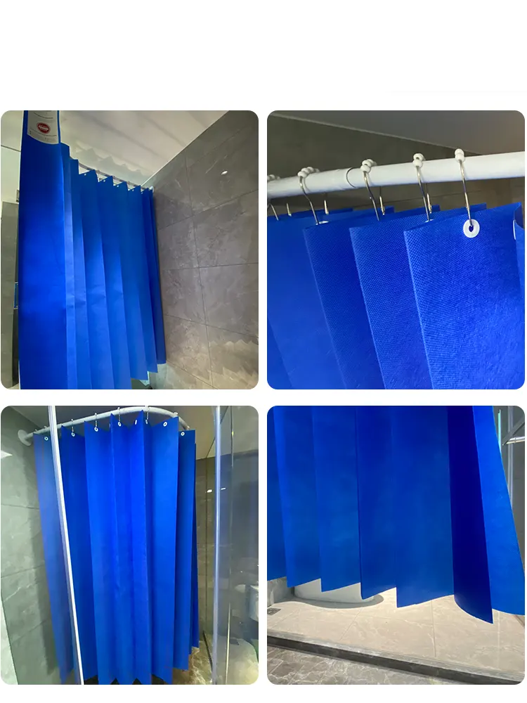 Bathroom Textile Fabric Polypropylene Shower Curtain